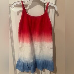 Vineyard Vines Red White and Blue Dress - Tie-Dye